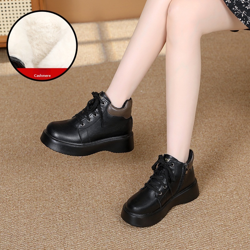 Leather Boots with Fleece, picture 5 of 8