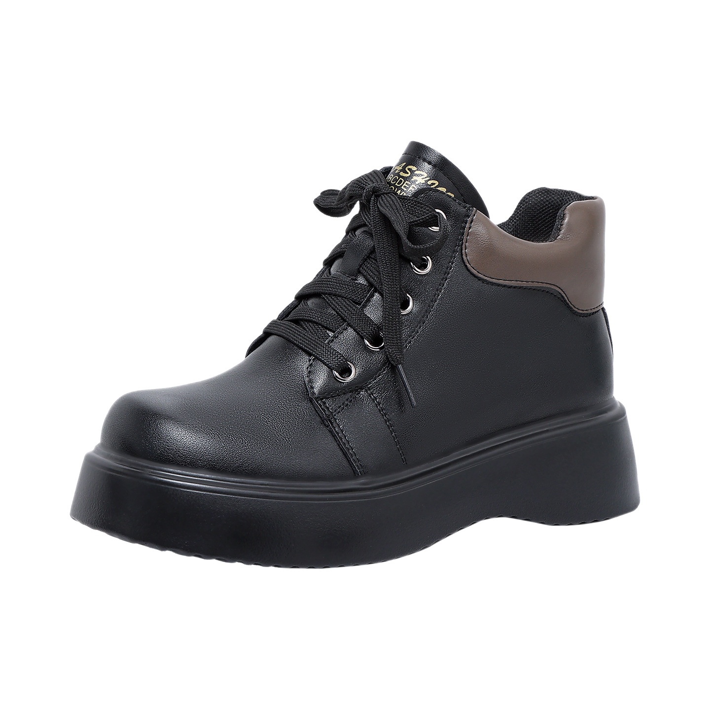 Leather Boots with Fleece