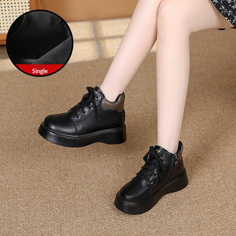 Leather Boots with Fleece, picture 3 of 8