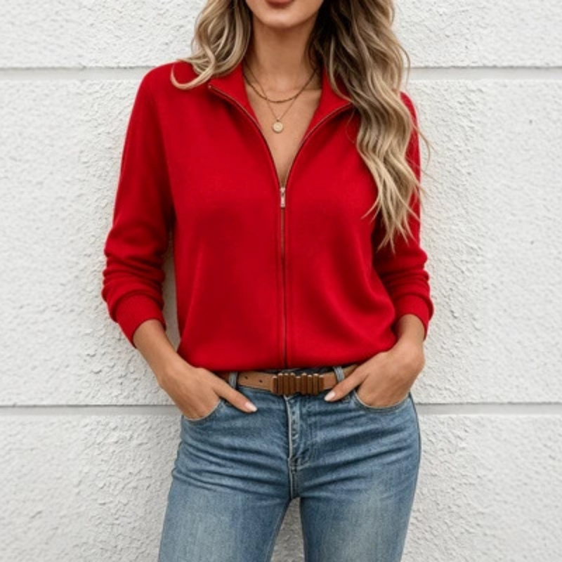 European And American Chic All Matching Cardigan Long Sleeved Knit Sweater For Women
