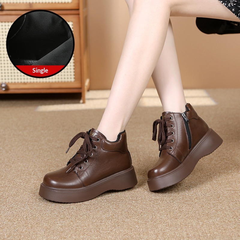 Leather Boots with Fleece, picture 6 of 8