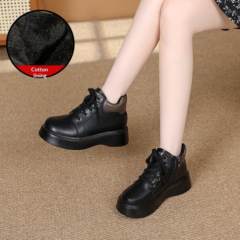 Leather Boots with Fleece, picture 4 of 8