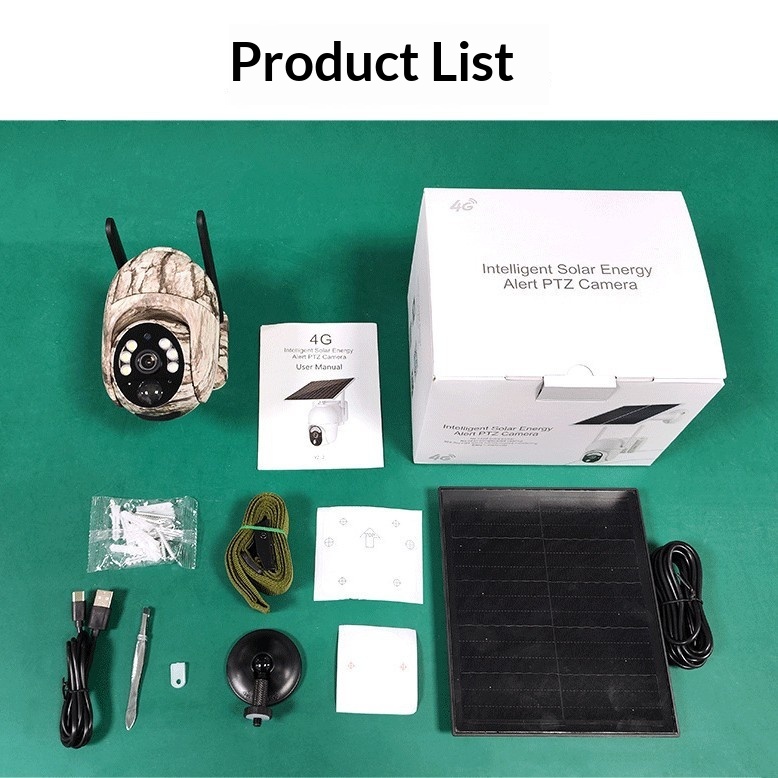 Solar-powered Camouflage Camera With Two-way Audio And Outdoor Waterproofing image 4