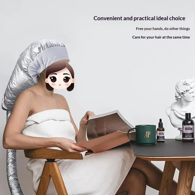 Adjustable Large-Hood Hair-Drying Blow Dryer