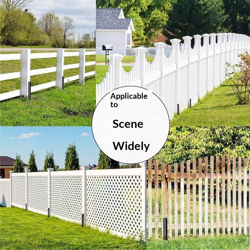 No-dig Wooden Fence Ground Anchor For Reinforcement
