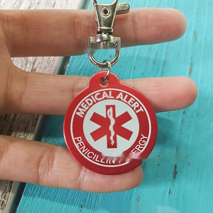 Breloc personalizat din aliaj de aluminiu, în stil medical