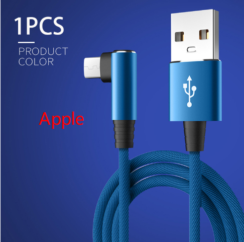 Mobile Phone Elbow Fast Charging Data Cable