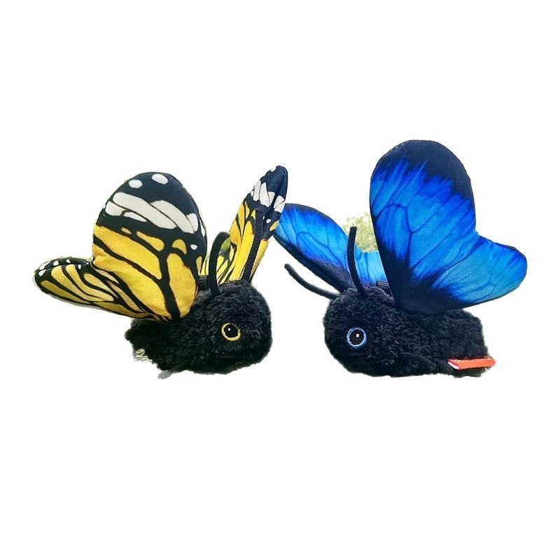 El juguete automático para gatos «Simulation Butterfly» exige esfuerzo físico