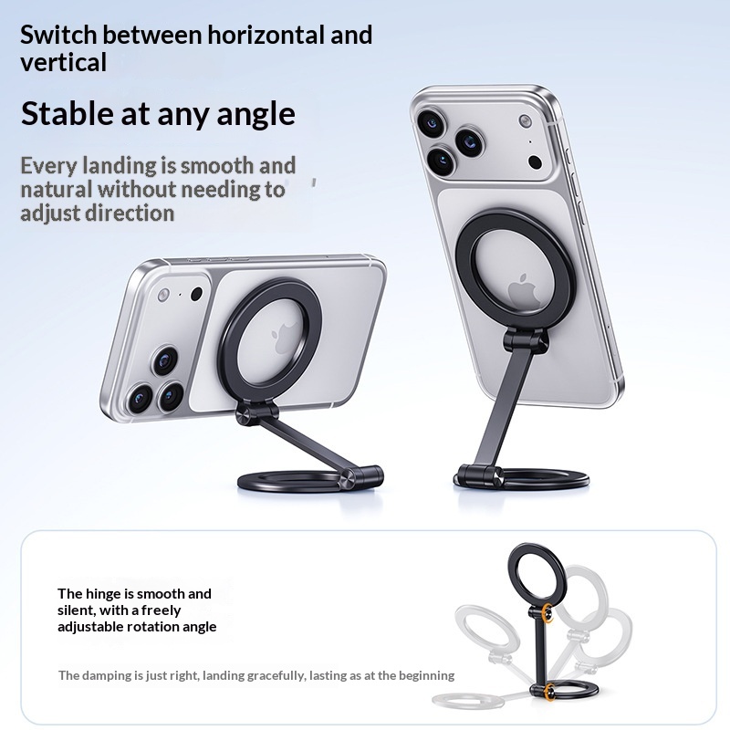 Magnetic Phone Holder Portable Ring Stand 4