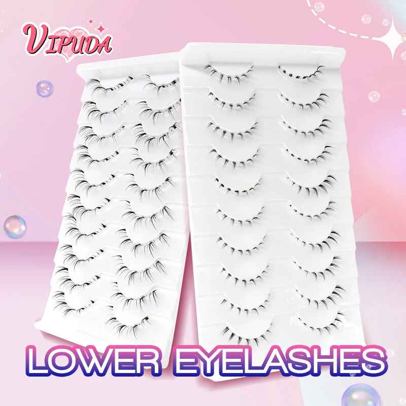 10Pas Bottom Eyelashes Manga Lowe Lashes Clea Band Wspy Smal