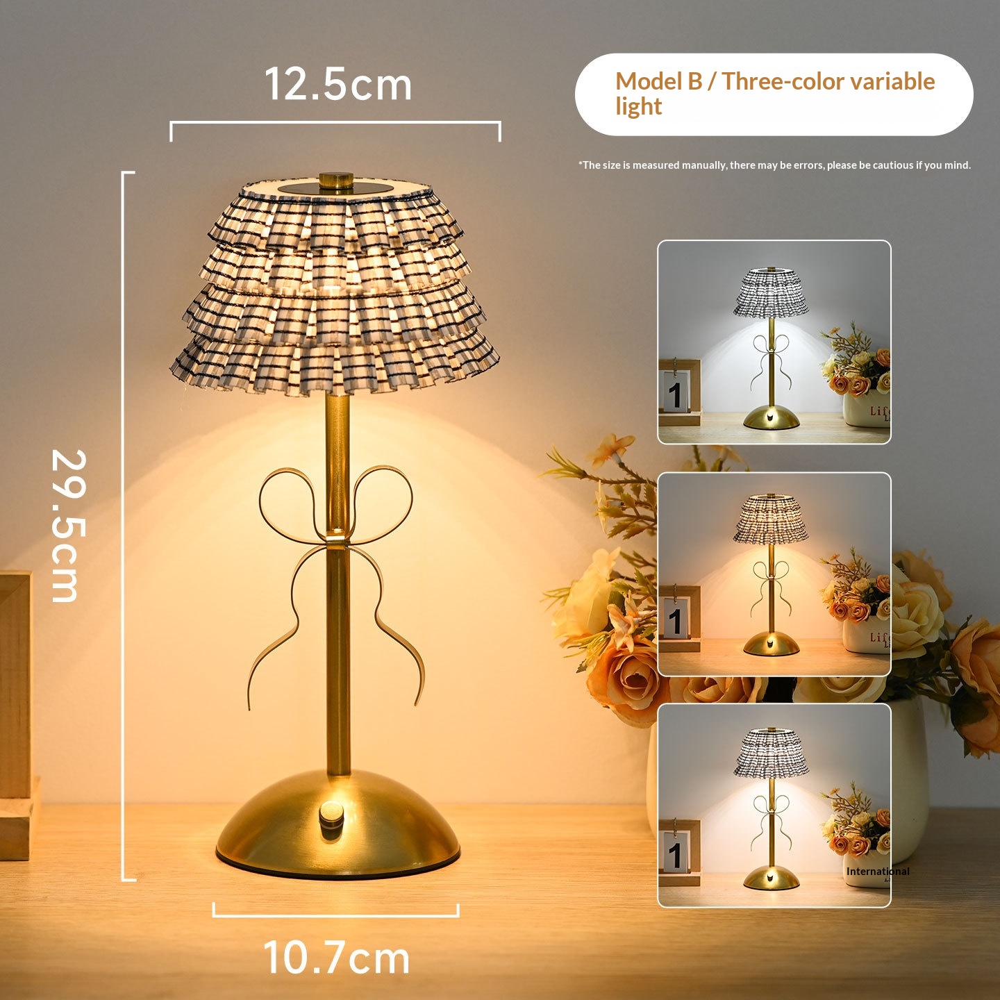 Bow-Tie Desk Charging Lamp, picture 3 of 11