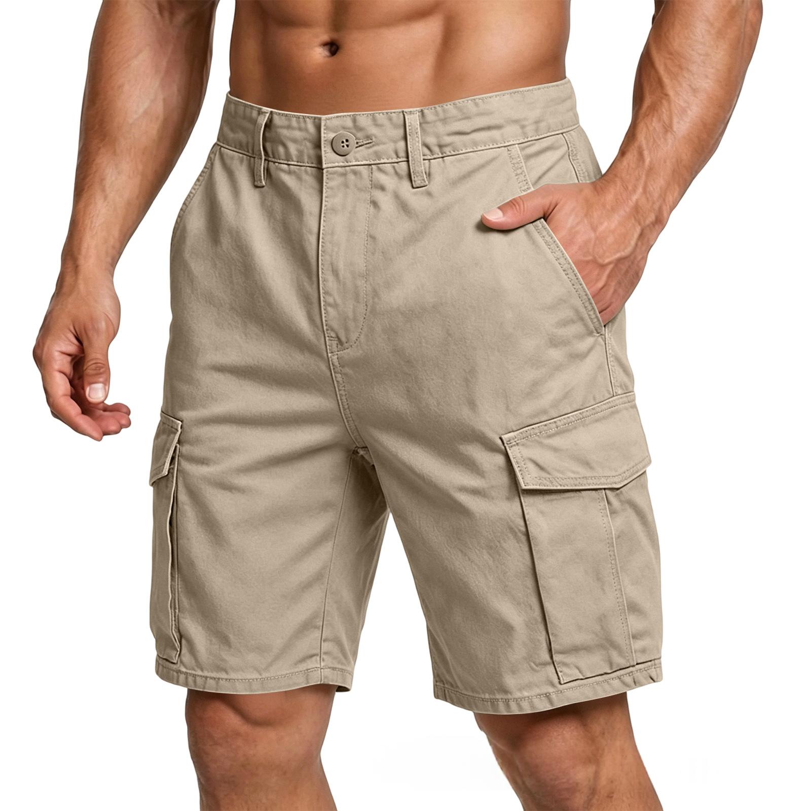 Summer Athletic Cargo Shorts Capri-length Pants