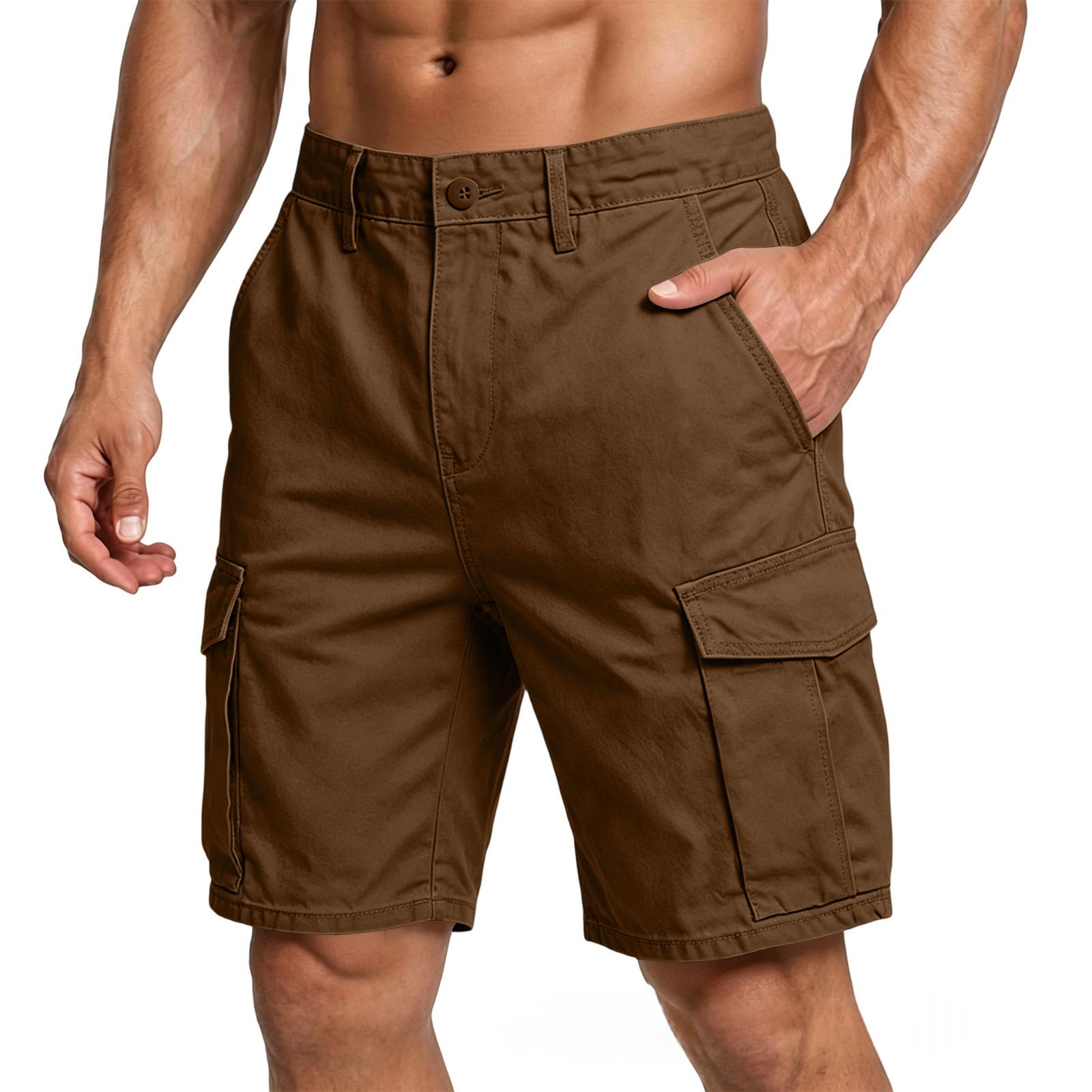 Summer Athletic Cargo Shorts Capri-length Pants