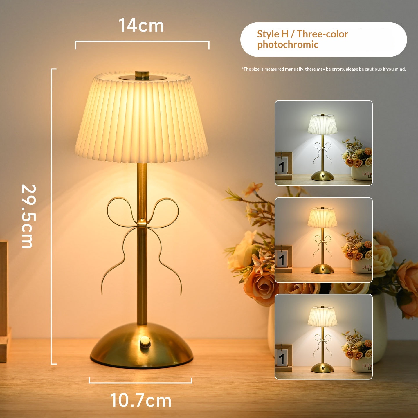 Bow-Tie Desk Charging Lamp, picture 9 of 11