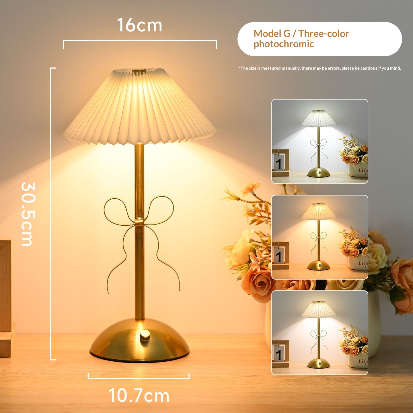 Bow-Tie Desk Charging Lamp, picture 8 of 11