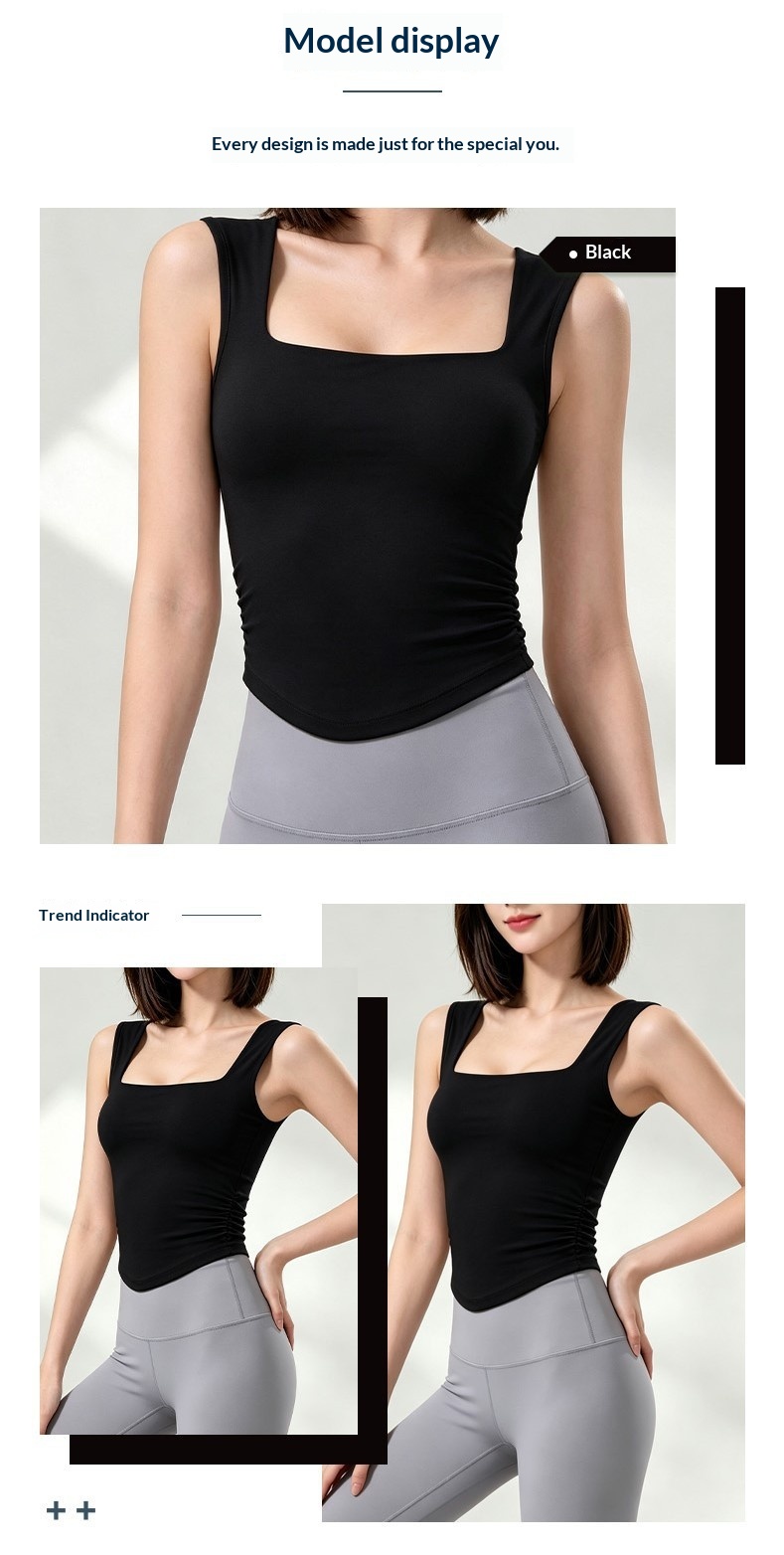Sleeveless Yoga Tank with Built-In Bra