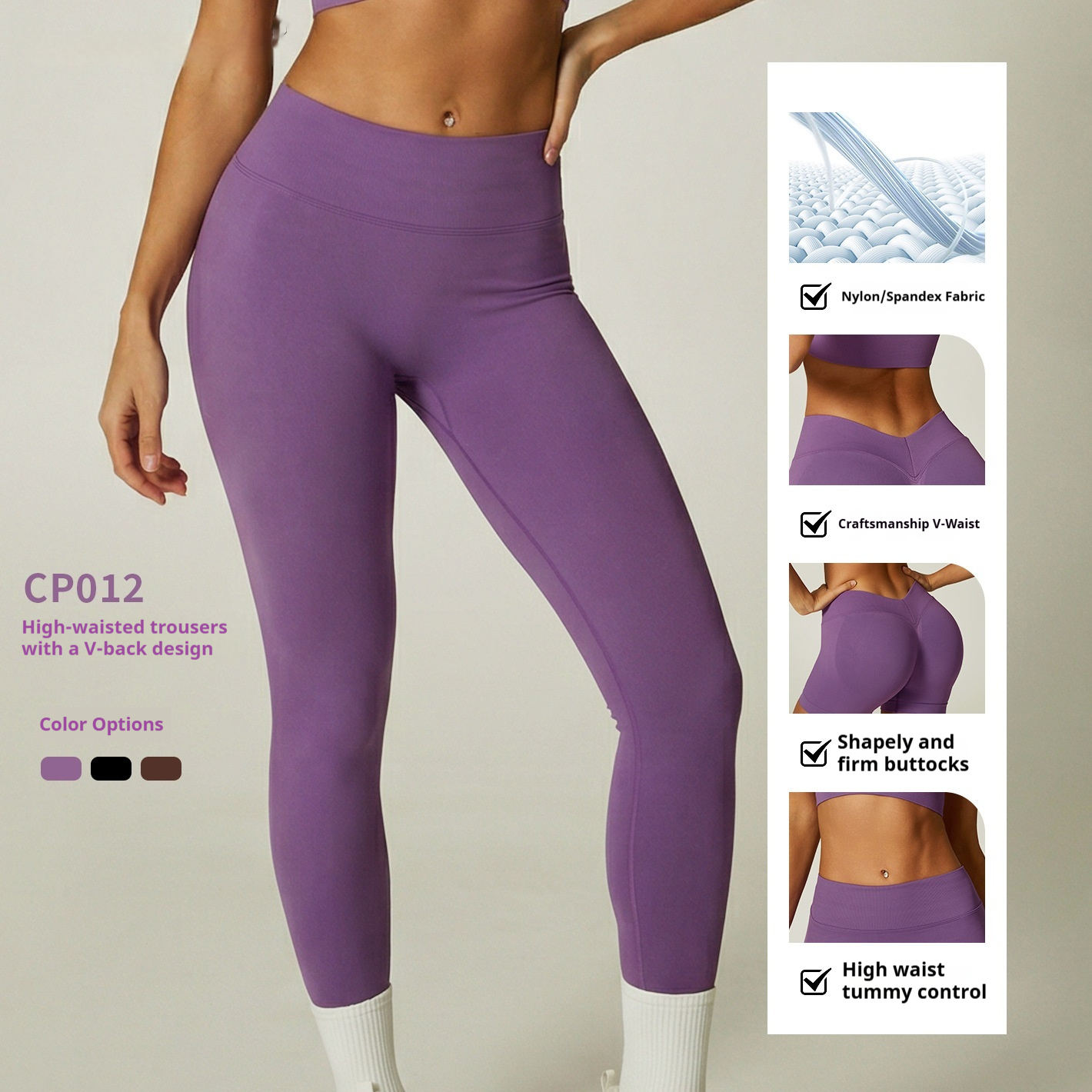 Tight High-waisted Quick-drying Yoga Pants