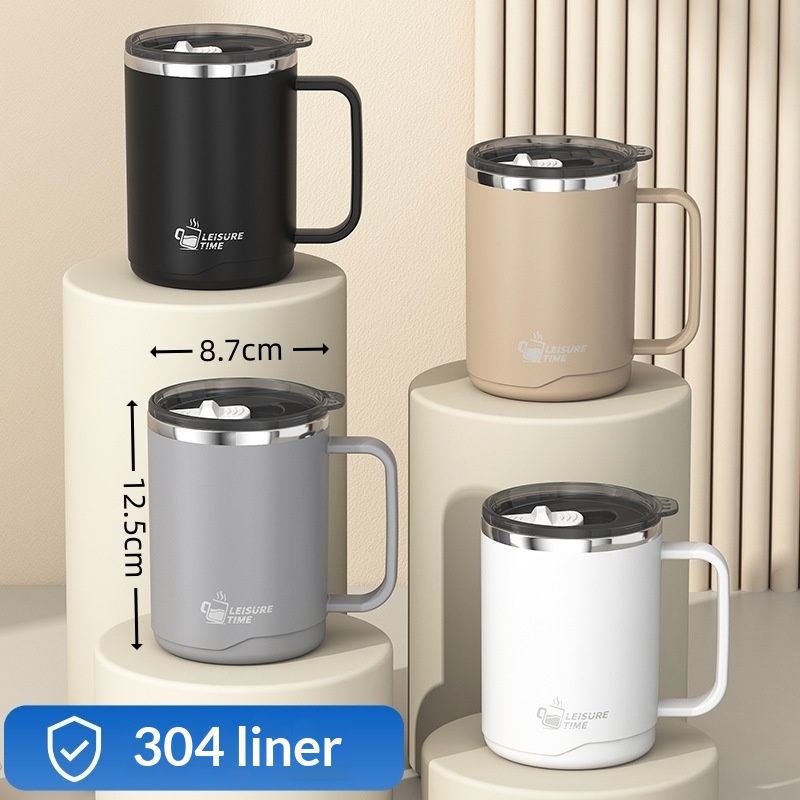 Stainless Steel Water Bottle, Mens Office Mug