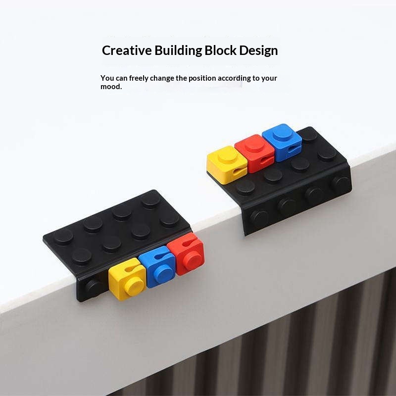 Modular Building Block Cable Organizer for Desk, Creative Cord Management