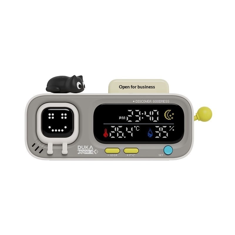 Mood A Smart Clock Hanging Ornament Indoor Thermometer For Home Use image 2