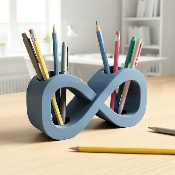 Suport pentru pixuri Suportul pentru pixuri „Infinity” – un organizator minimalist