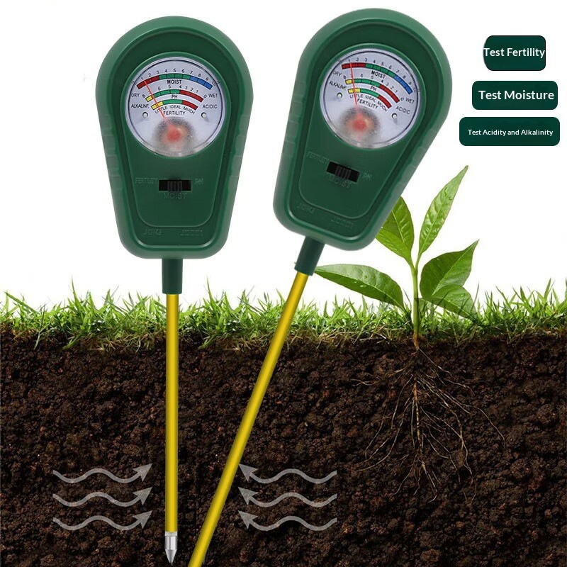 Three-in-one Pointer-type Soil Tester