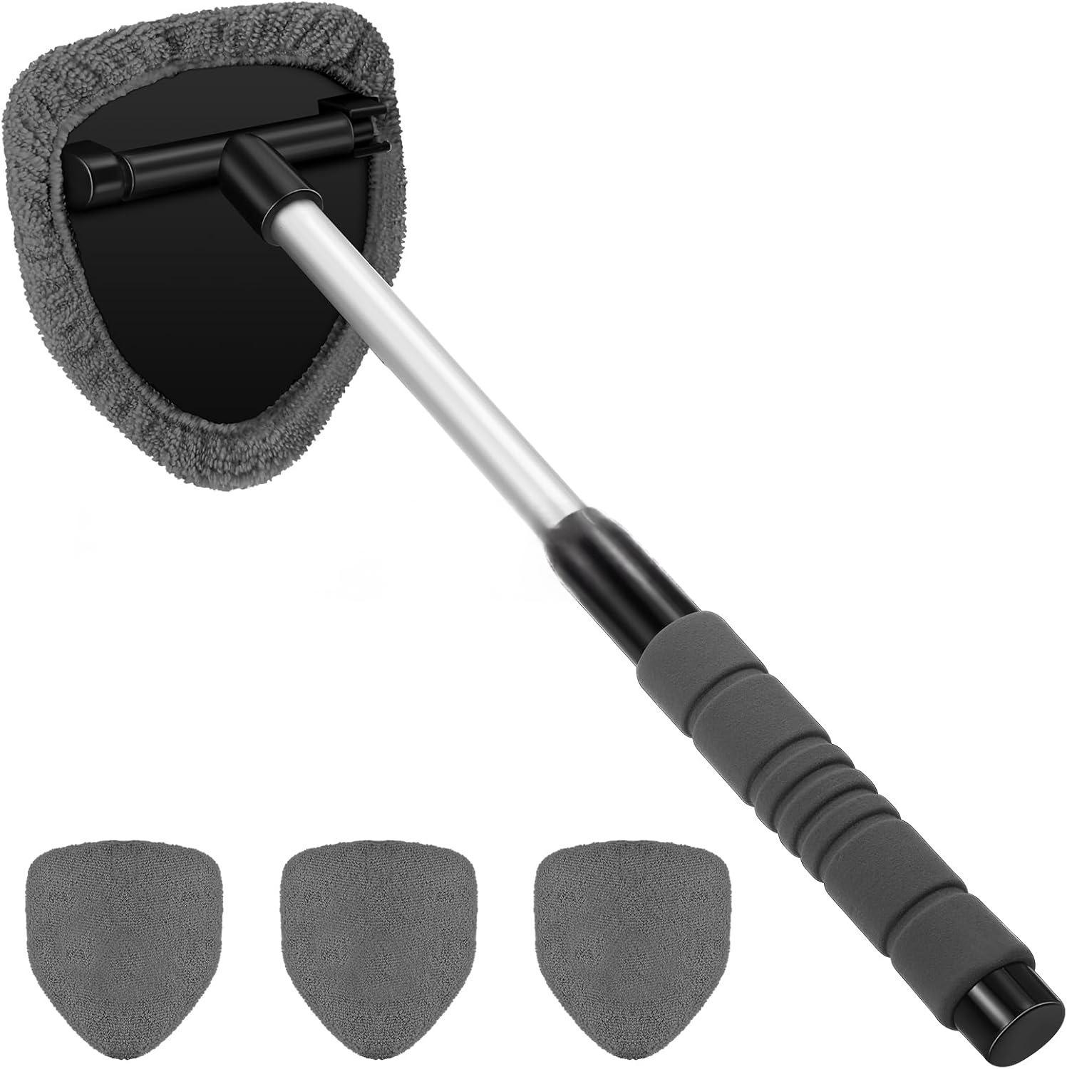 Car Windshield Cleaning Brush, Extendable Car Window Tool