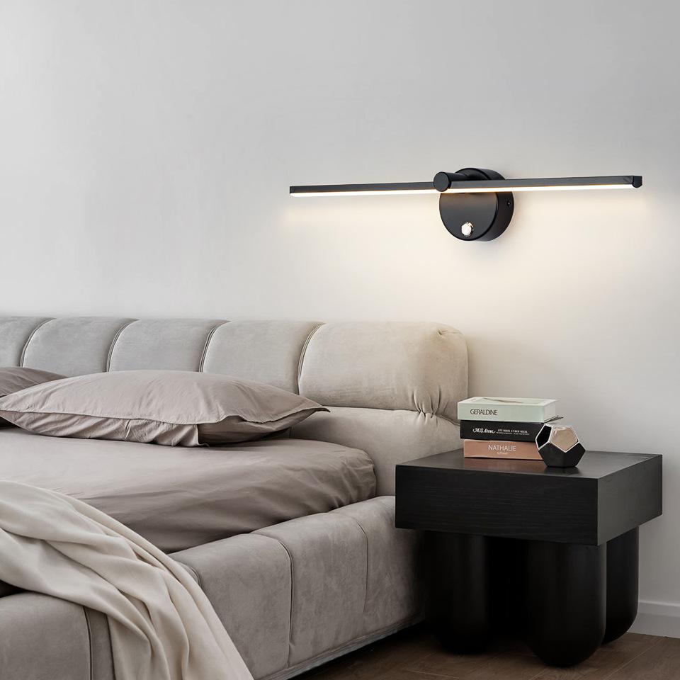 Nordicstyle Minimalist LED Indoor Wall Lamp With Switch And Rotation