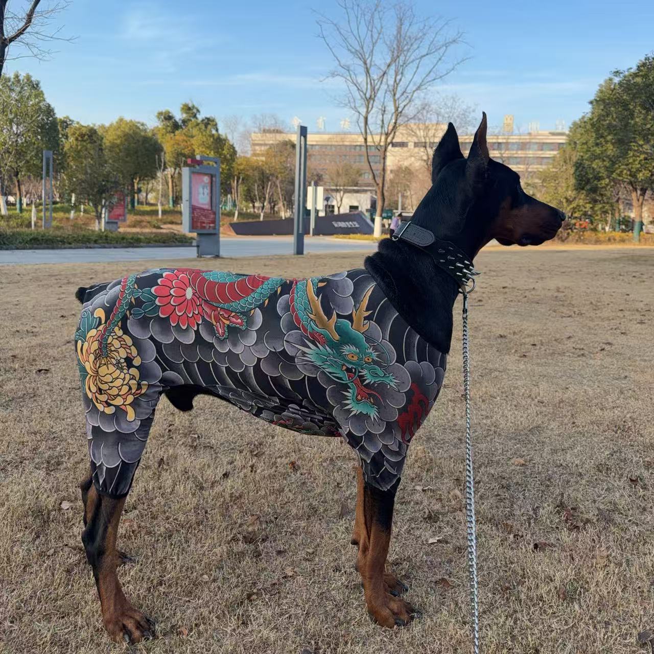 Ropa para mascotas con diseño de tatuaje, apta tanto para gatos como para perros