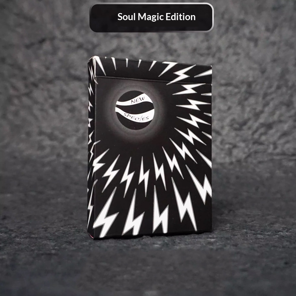 Personalized fluorescent magic playing cards (soul black)