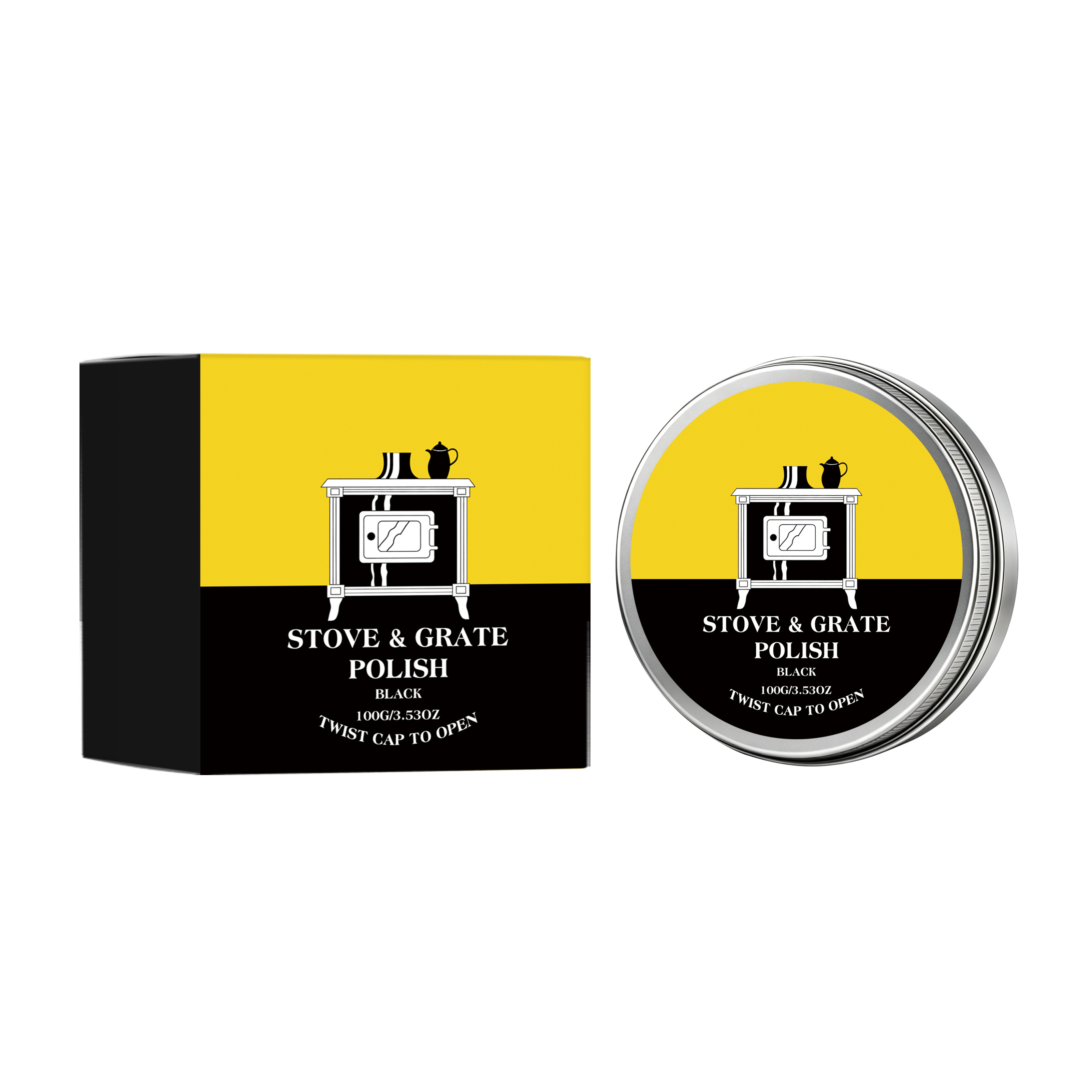 Polishing Agent For Stove And Grate