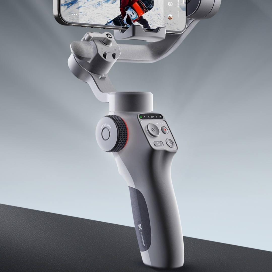 360-degree Automatic Rotating Face-tracking Balanced Smartphone Stabilizer