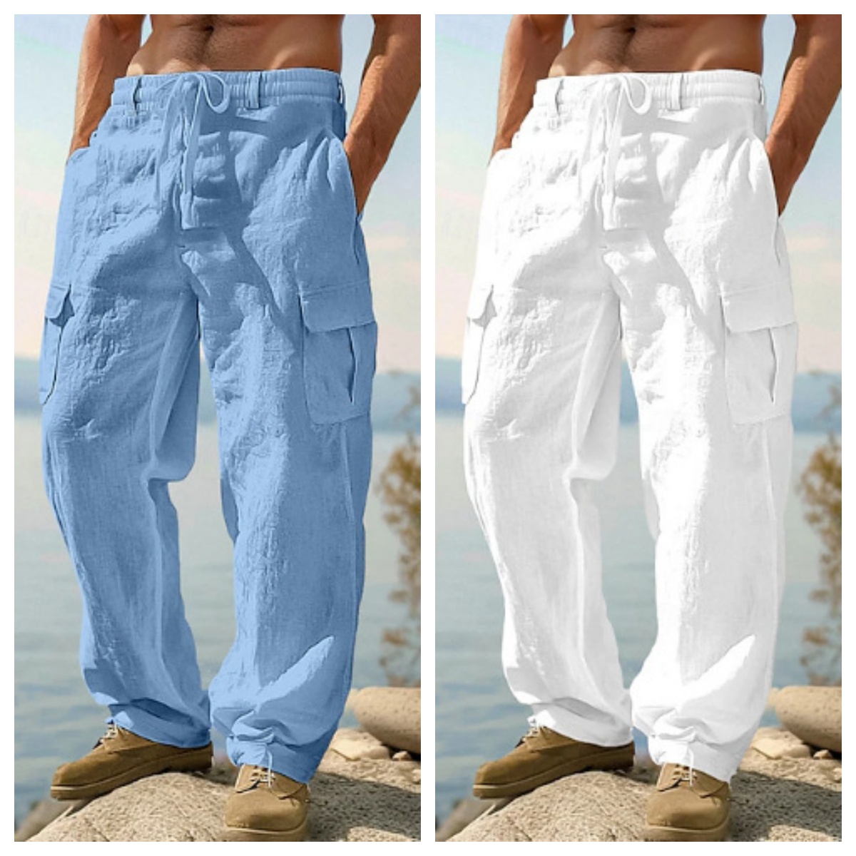 Men's Four Seasons Thin Loose Casual Wide-leg Pants - Image 9