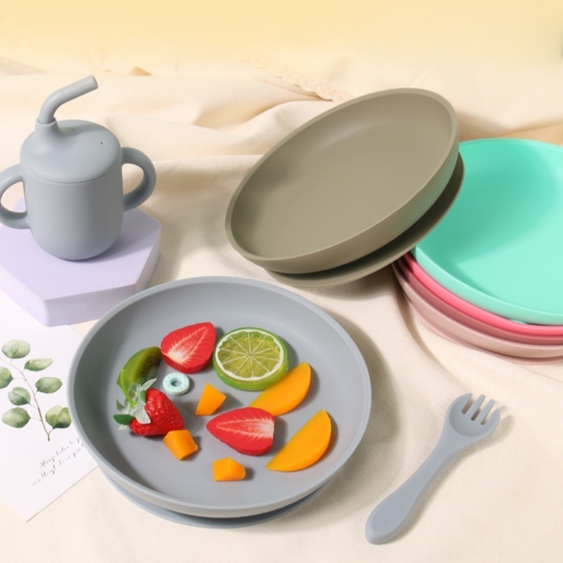 Household Baby Silicone Dinnerware Set