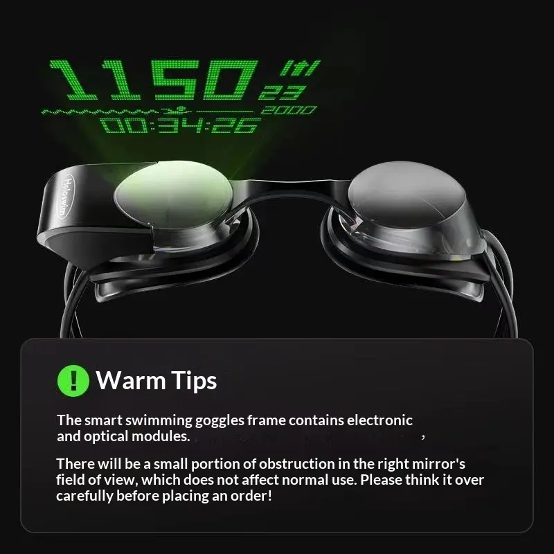 Smart Swimming Goggles With Digital Display