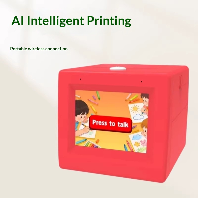 28-inch Screen AI Smart Voice-Controlled Mini Portable Printer For Incorrect Questions