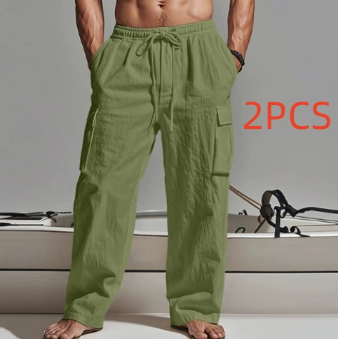 Men's Four Seasons Thin Loose Casual Wide-leg Pants - Image 7