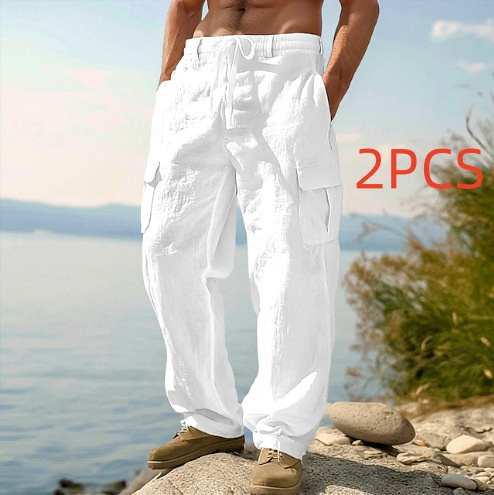 Men's Four Seasons Thin Loose Casual Wide-leg Pants - Image 10