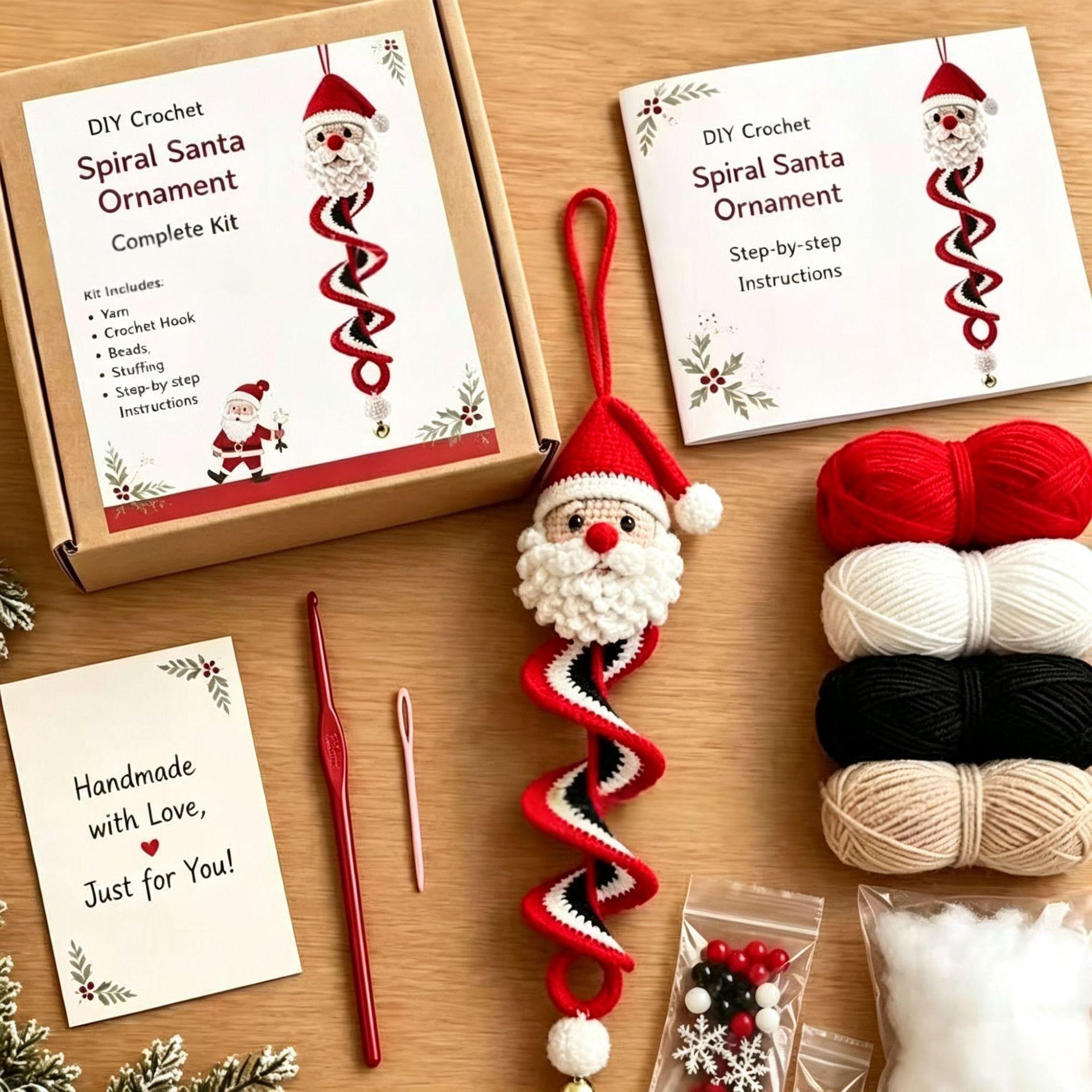 New Spiral Crochet Kit Material Pack