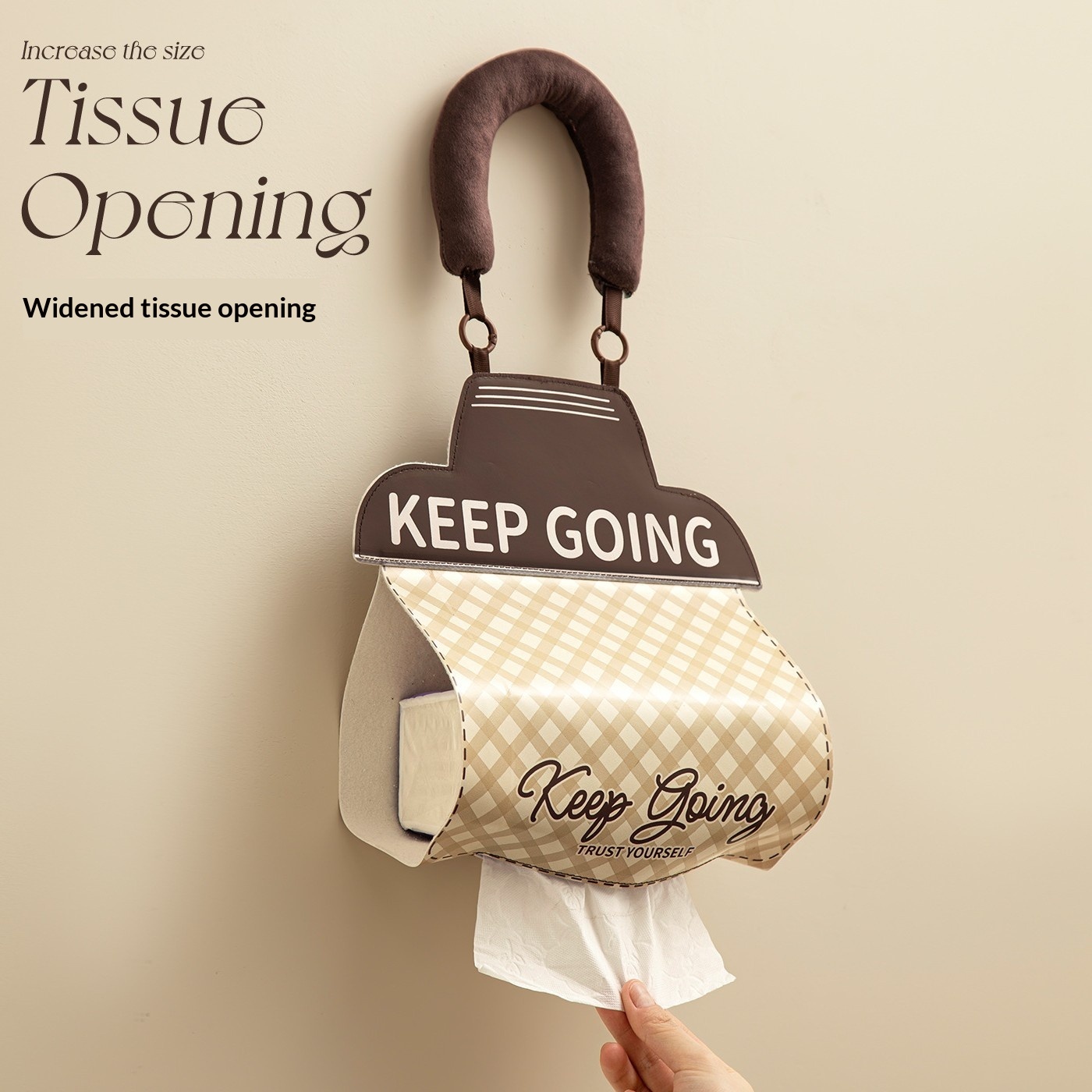 Cartoon Waterproof Wall-Mounted Tissue Holder - Hanging Box For Face Towels Toilet Paper Napkins Bathroom Storage
