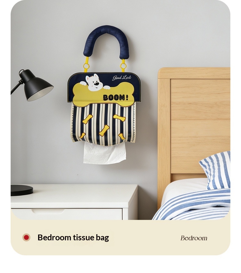 Cartoon Waterproof Wall-Mounted Tissue Holder - Hanging Box For Face Towels Toilet Paper Napkins Bathroom Storage 6ce26656 2df1 43ac 9586 1f69ee2ba957 Trans