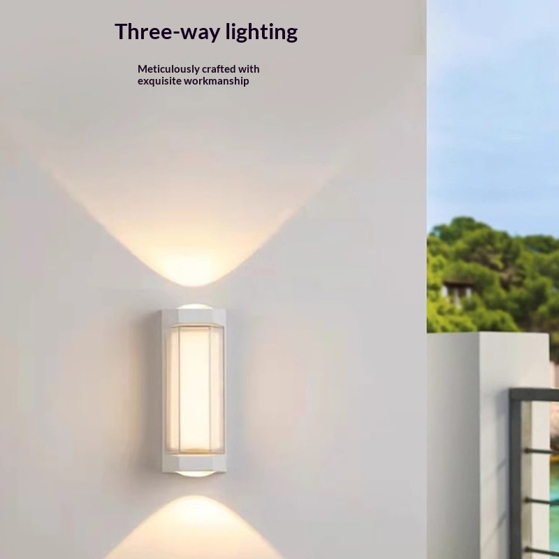 Double-head Outdoor Wall Lamp Waterproof For Patios And Gardens