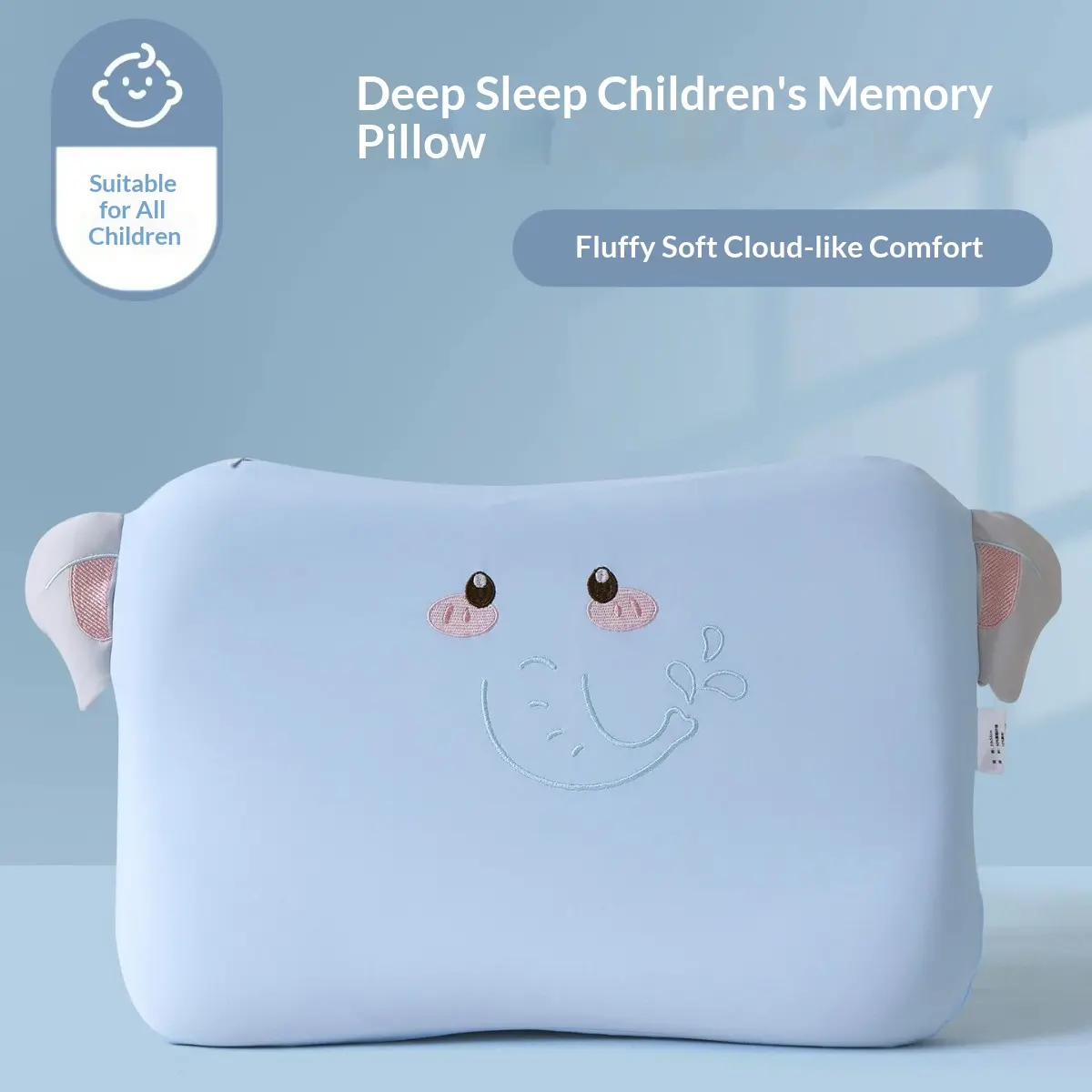 Children's Memory Foam Spine-Protecting Special Parent-Child Pillow