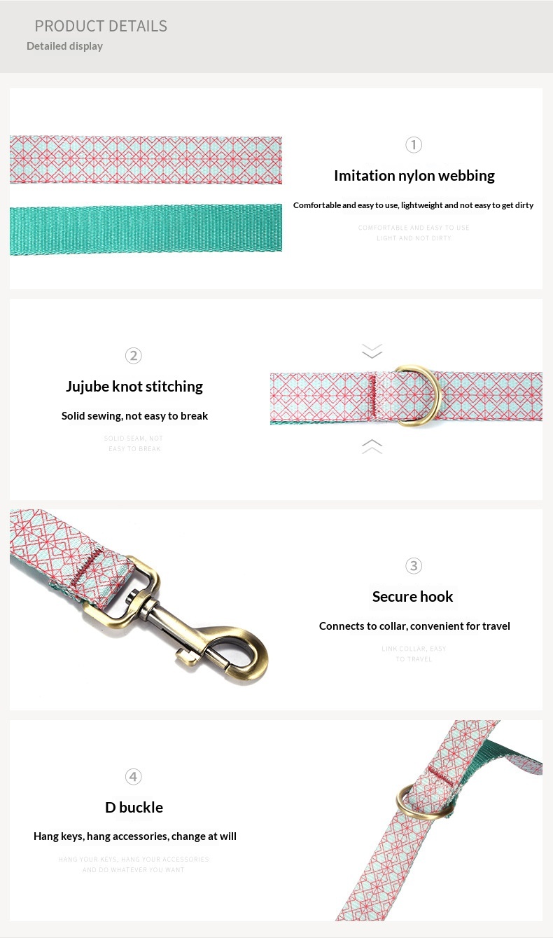 Pet Training Collar And Leash Set detail photo 6