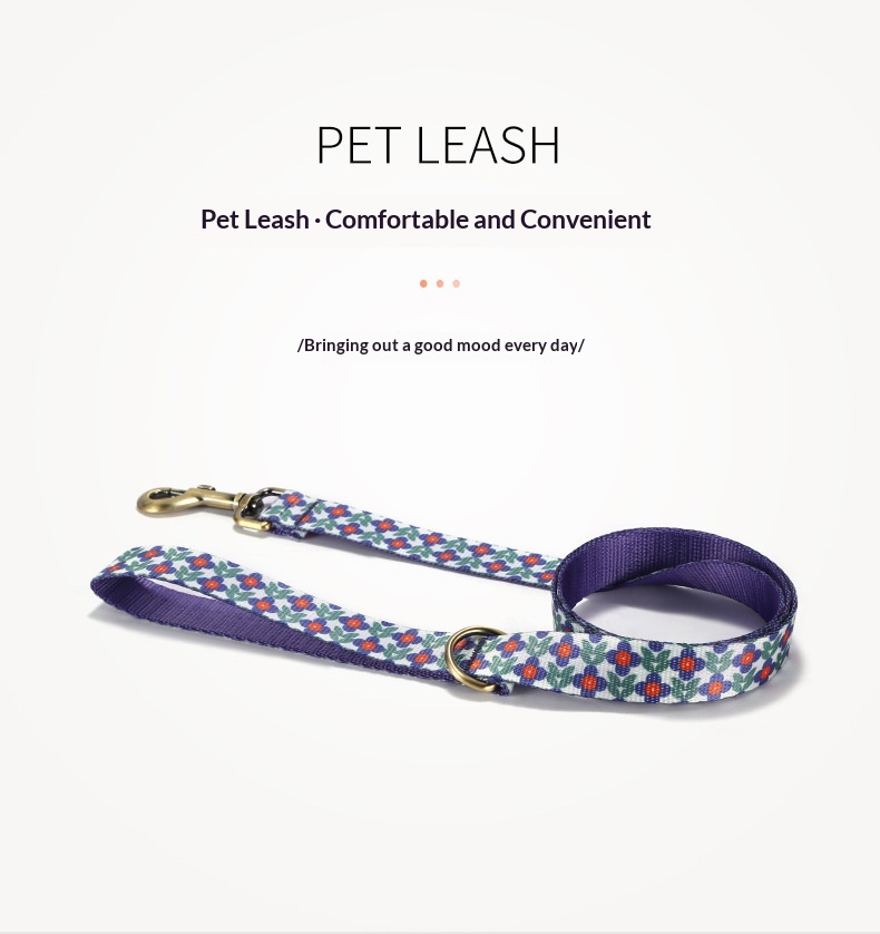 Pet Dog Nylon Leash Good Set detail photo 3
