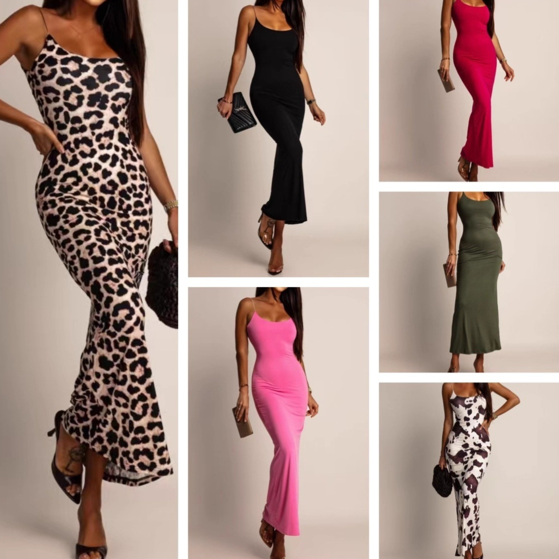 Elegant Sexy Strap Slim Fit Socialite Style Women's Dress