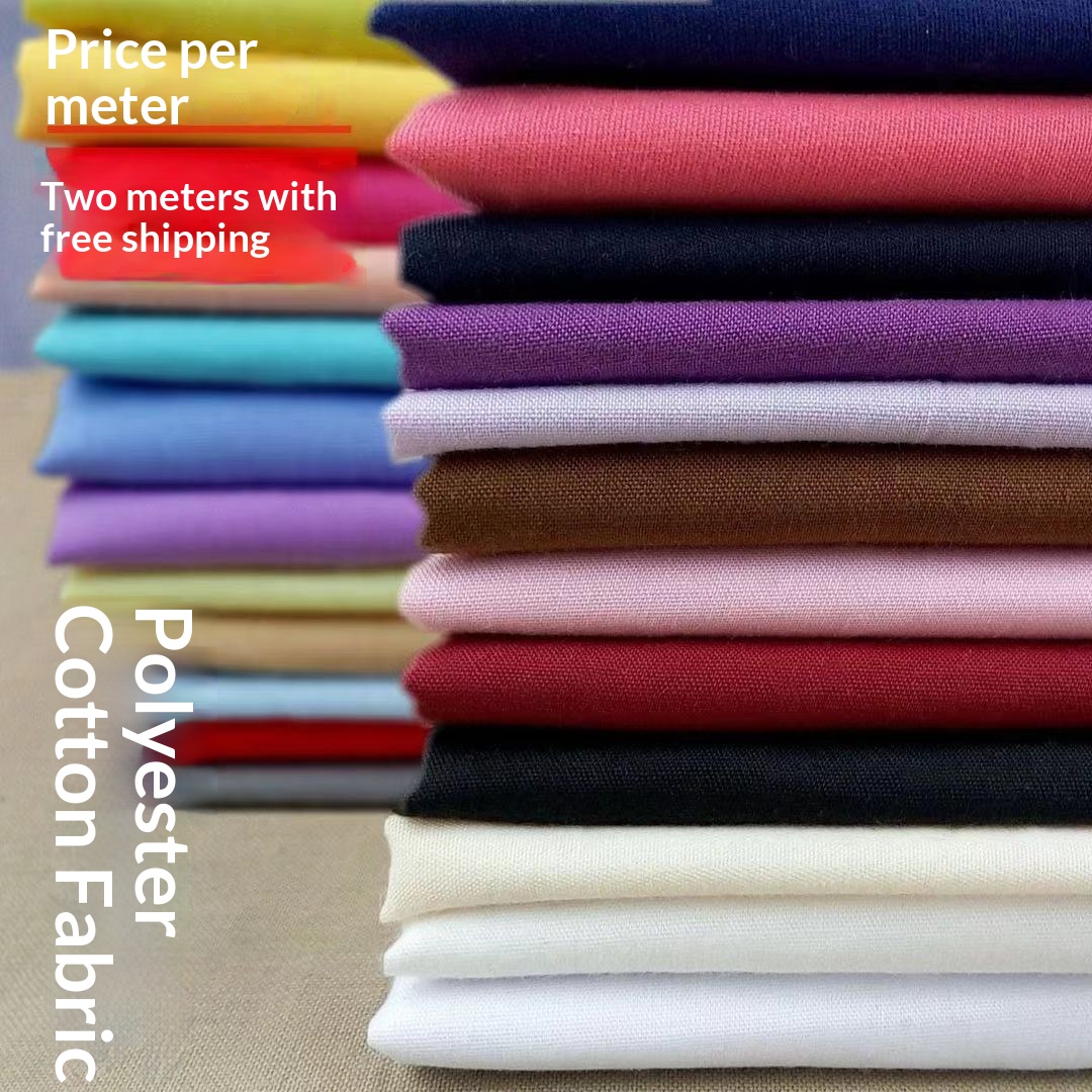 High-quality Polyester-cotton Solid-color Cotton Fabric