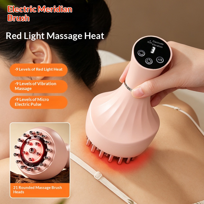Electric Meridian Brush For Full-body Massage Universal Use