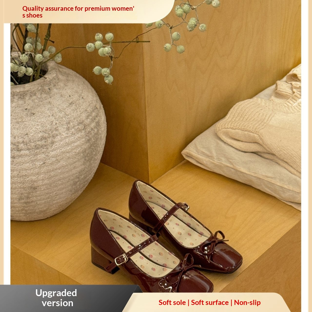 Square Toe Low Heel Sandals, picture 8 of 9