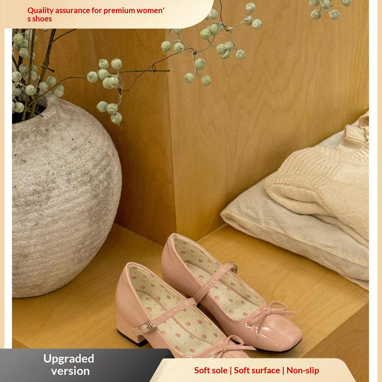 Square Toe Low Heel Sandals, picture 7 of 9